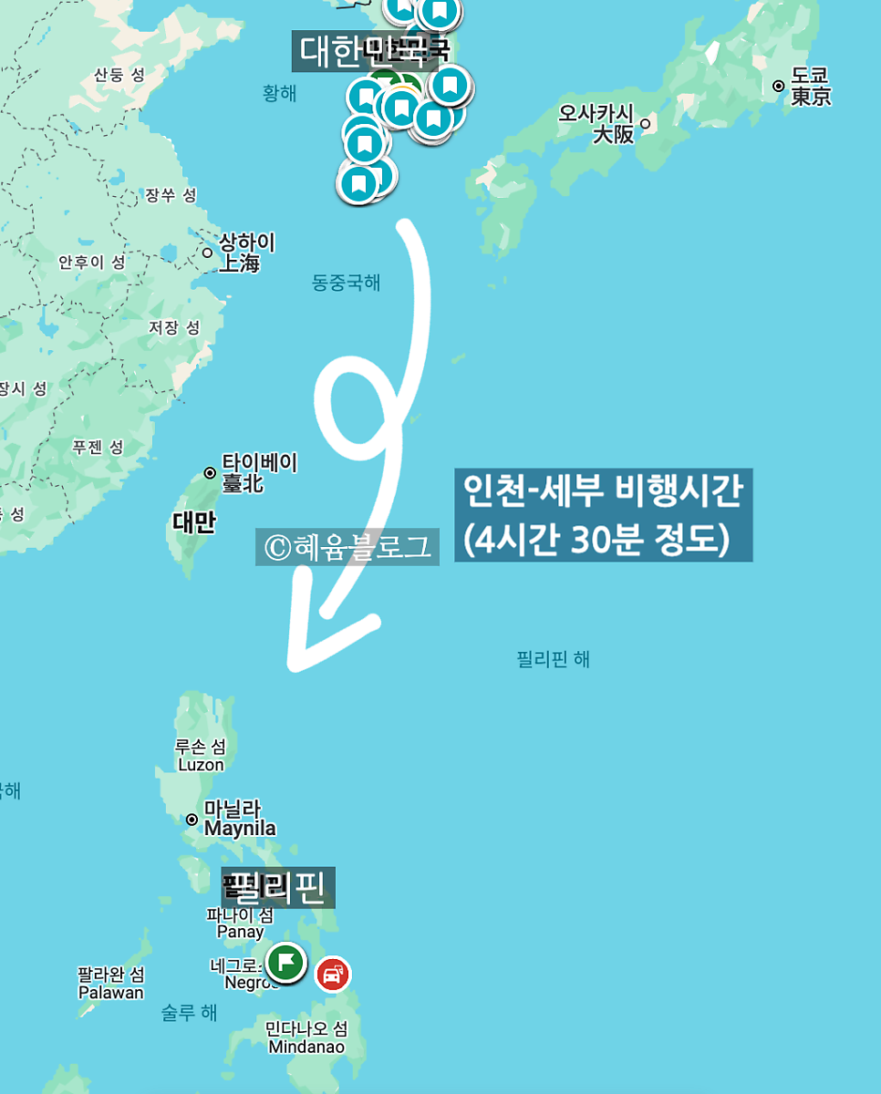 You are currently viewing 필리핀 세부 입국심사 후기｜필리핀 세부 위치 비행시간 이트래블 확인