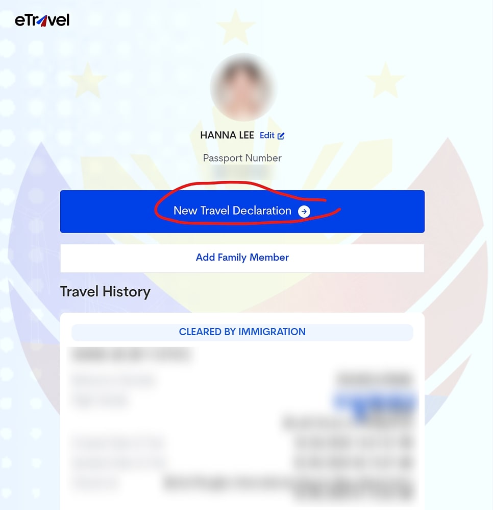 필리핀 세부 보홀 입국신고서 이트래블 작성방법 여행준비