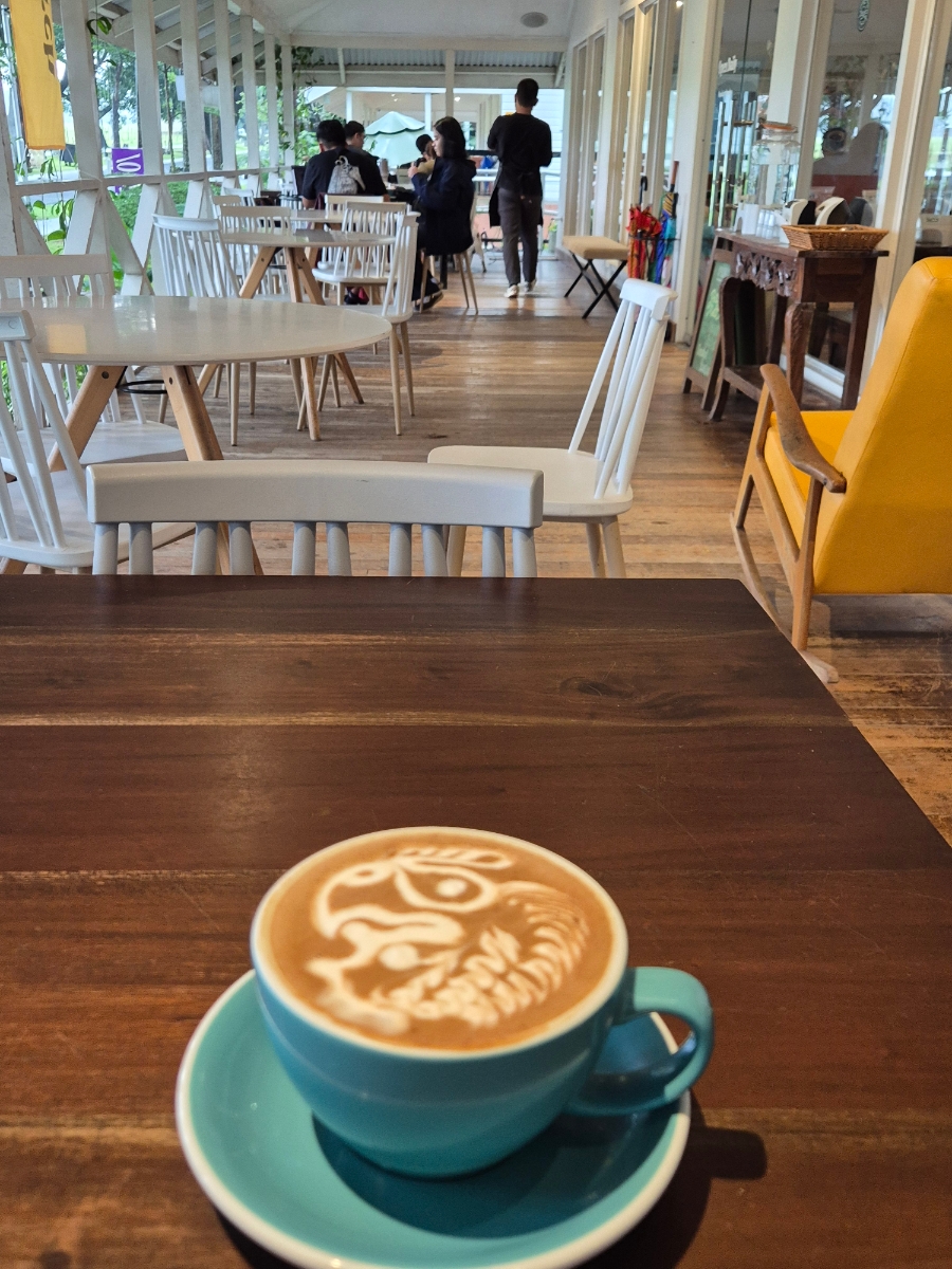 필리핀 클락 포치 porch coffee 카페에서 책 읽기