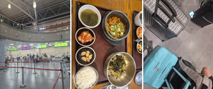 지난 주말 김해공항으로 필리핀가족연수 출국 수속진행