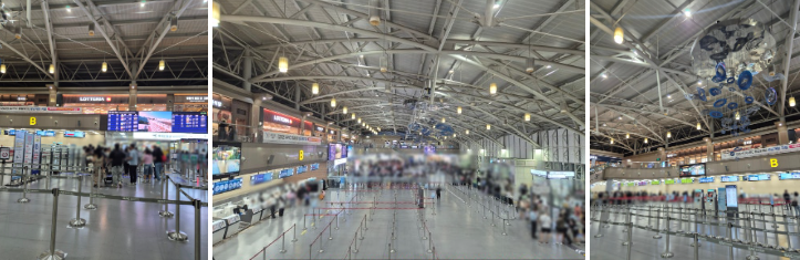 지난 주말 김해공항으로 필리핀가족연수 출국 수속진행