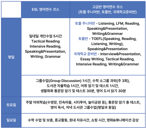 필리핀 영어캠프 vs 영미권 비교 (비용, 수업, 성향, 나라별 추천)